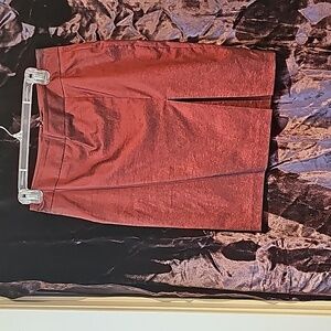 Cache Womens Skirt "Burgundy" Red Size 2 Fits 5/6. All Cache are true Womens Sz